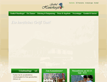 Tablet Screenshot of hunerkogel.at